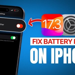 How to Fix iOS 17.3 Battery Drain (Video)