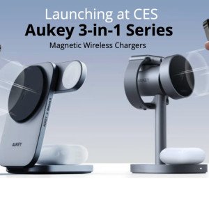 Aukey highlights new Qi2 multi-chargers for Apple users at CES 2024