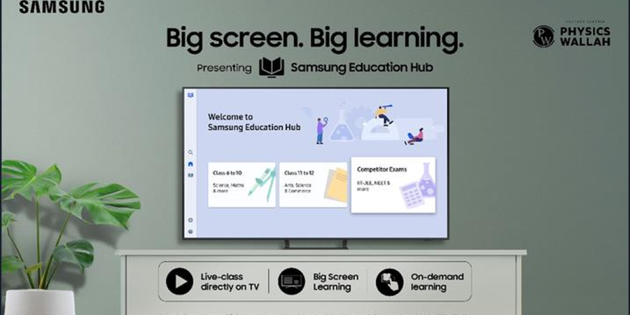 Samsung in partnership with Physics Wallah launches ‘Samsung Education Hub’ app for TVs and monitors